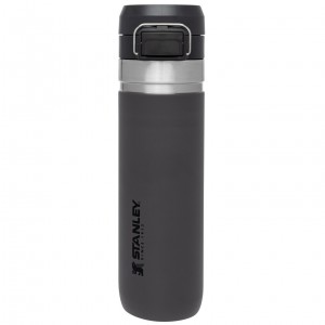 Stanley The Quick Flip Go Water Bottle | 24 OZ Charcoal | 95NMFGYTU