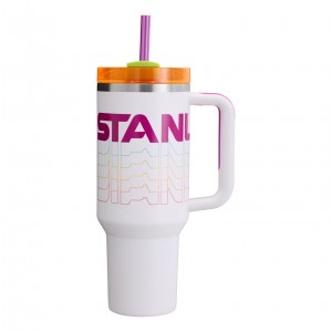 Stanley The Reverb Quencher H2.0 FlowState™ Tumbler | 40 oz Frost Reverb | 35GZLMICV