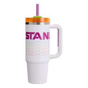 Stanley The Reverb Quencher H2.0 FlowState™ Tumbler | 30 oz Frost Reverb | 83YOGDIPK