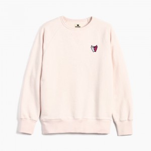 Stanley The Stanley Quencher Love Crew Sweatshirt Pembe | 04IXUGVWF