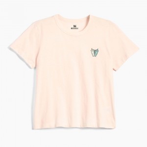 Stanley The Stanley Quencher Love Women’s Boxy Tee Pembe | 68AJYRNWD
