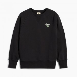 Stanley The Stanley Signature Crew Sweatshirt Siyah | 95ECUZTPY