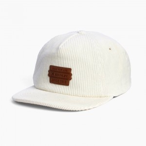 Stanley The Stanley Stack Patch Corduroy Cap Pale Stone | 02PTUAFSG