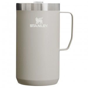 Stanley The Stay-Hot Camp Mug | 24 OZ Ash | 97FSOQUXG