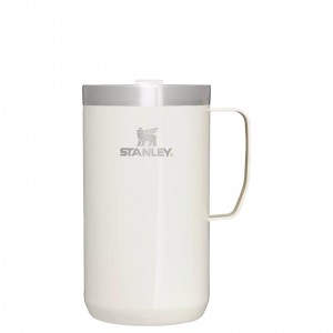 Stanley The Stay-Hot Camp Mug | 24 OZ Krema | 58TMJOFBV