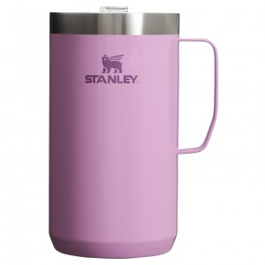 Stanley The Stay-Hot Camp Mug | 24 OZ Lilac Gloss | 68VWSIJRC
