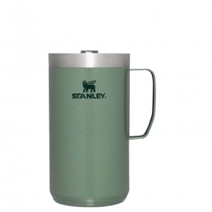 Stanley The Stay-Hot Camp Mug | 24 OZ Yeşil | 21ETXLOWH