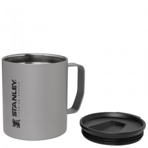 Stanley Titanium Camp Mug | 12 OZ | Insulated Travel Tumbler Sandblasted | 61EVIJOWC